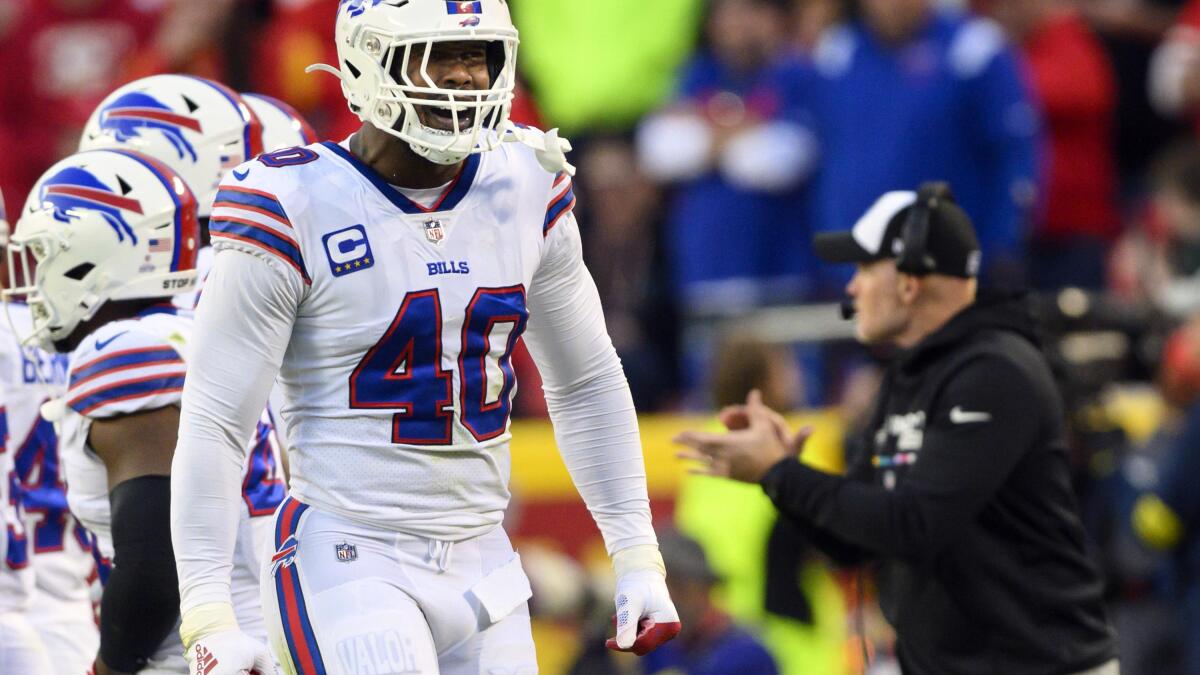 Miller makes presence felt during 1st 6 games with Bills