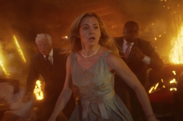 Brec Bassinger in a scene from "Final Destination Bloodlines." (Warner Bros. Pictures via AP)