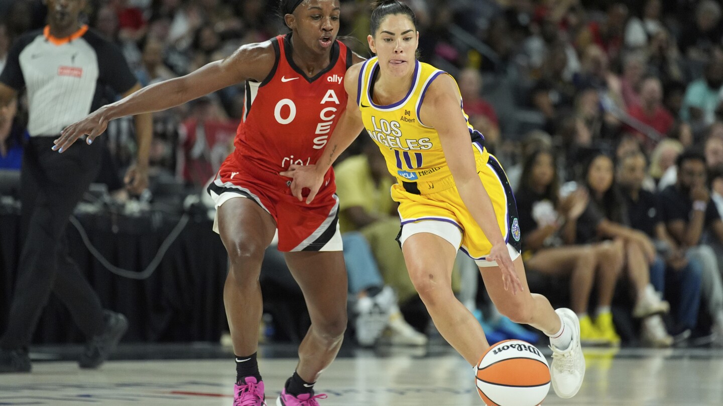 Las Vegas Aces Defeat Sparks 96-81 in Kelsey Plum Return