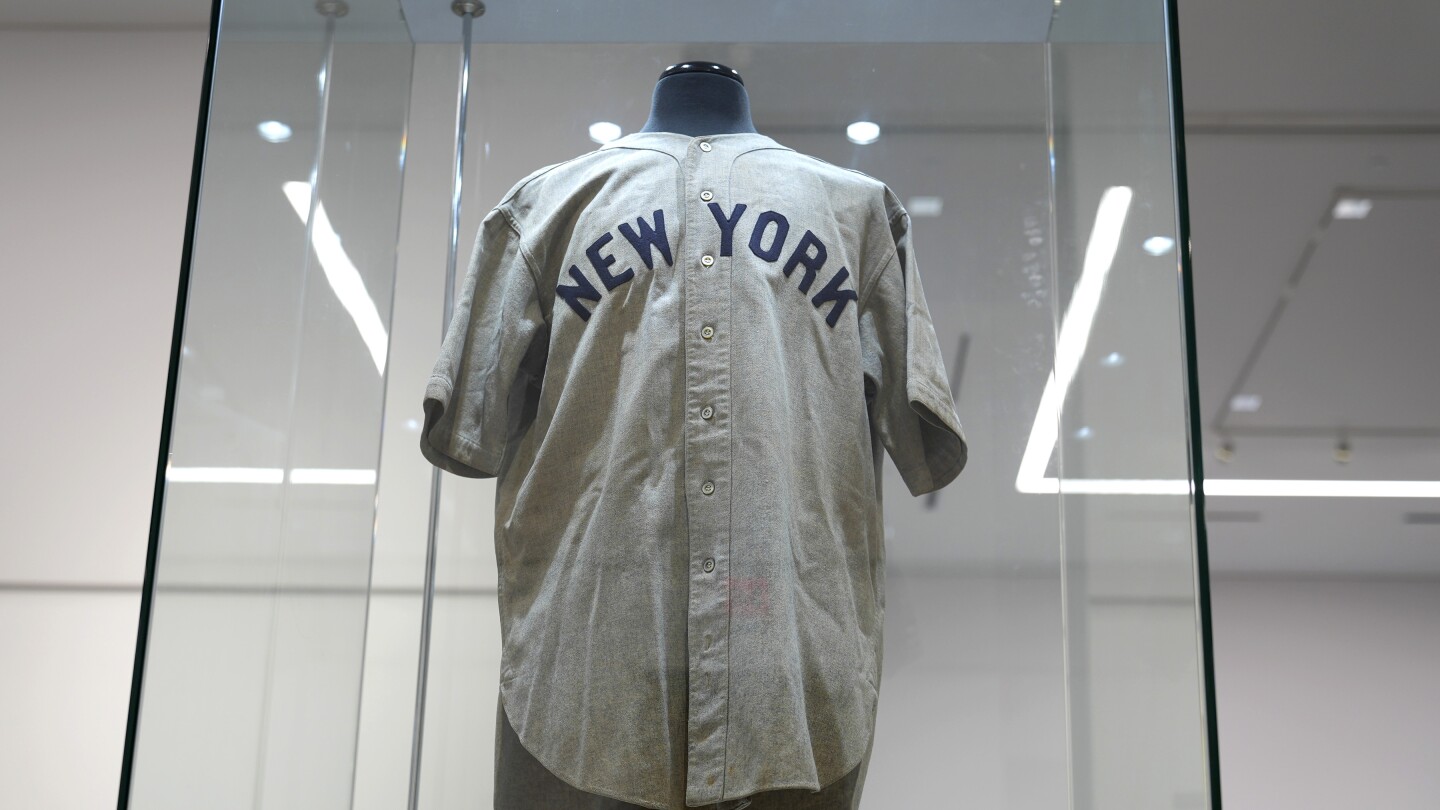 Babe Ruth’s ‘called shot’ jersey sells at auction for over $24 million