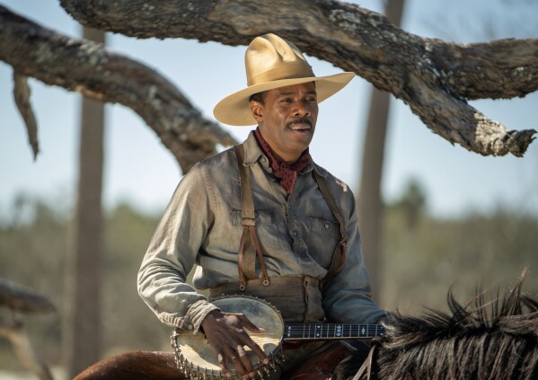 This image released by Warner Bros. Pictures shows Colman Domingo in a scene "purple colour." (Warner Bros. Pictures via AP)