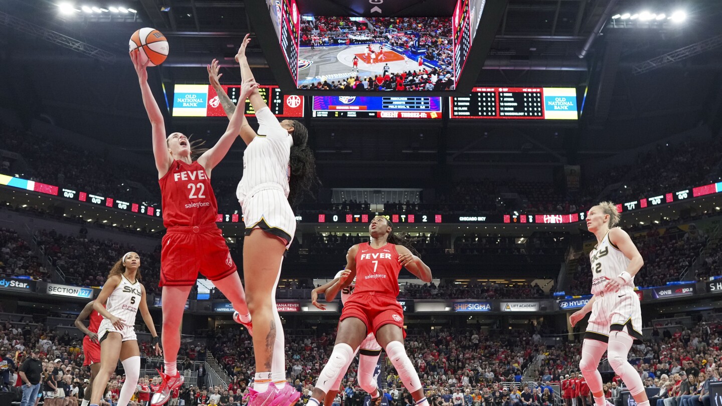 INDIANAPOLIS AP — The Caitlin Clark Angel Reese rivalry added