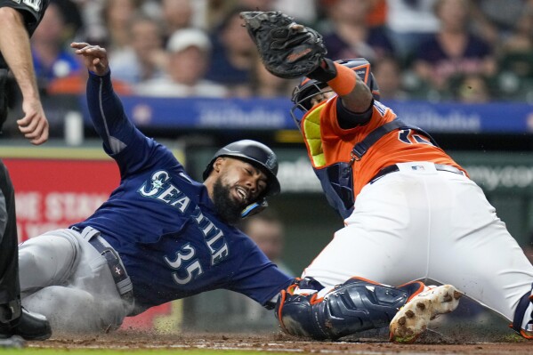 Julio Rodríguez and Mike Ford homer, Bryce Miller works 6 solid innings as  Mariners beat Astros 2-0