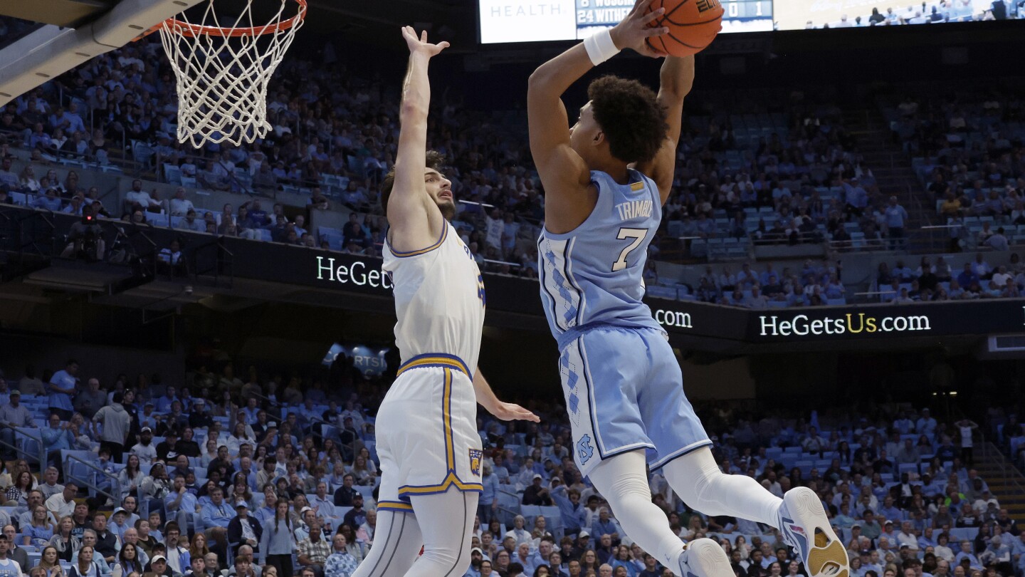 Armando Bacot, Harrison Ingram help No. 20 North Carolina beat UC Riverside 77-52 for a 3-0 start