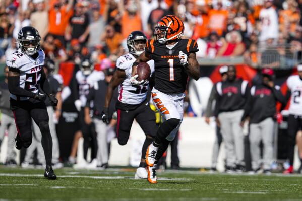 Burrow, Bengals strike fast, blow by Falcons 35-17