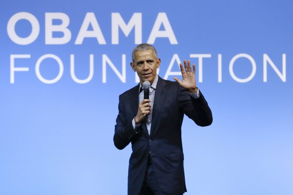 FILE - This Dec. 13, 2019 file photo shows former President Barack Obama speaking at the Gathering of Rising Leaders in the Asia Pacific, organized by the Obama Foundation in Kuala Lumpur, Malaysia. Obama will deliver a televised prime-time commencement address for the Class of 2020 during an hour-long event that will also feature LeBron James, Malala Yousafzai and Ben Platt, among others. ABC, CBS, FOX, and NBC will simultaneously air the special May 16 at 8 p.m. Eastern, along with more than 20 other broadcast and digital streaming partners, according to the announcement Tuesday from organizers. (AP Photo/Vincent Thian, File)