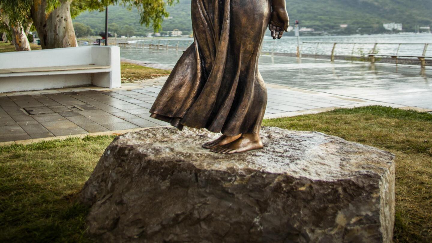 Italy Lithe statue of literary heroine draws sexism charges AP News