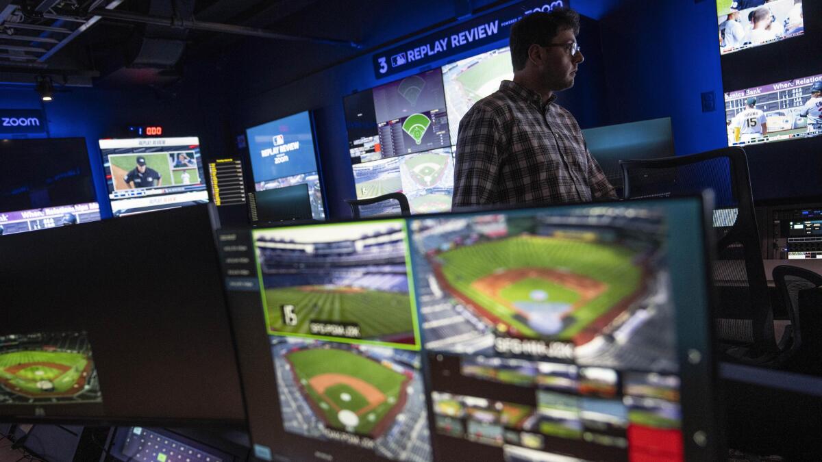 MLB umpires will have new view of replays for close calls this season -- on  Zoom - MarketWatch