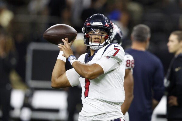 Texans' Stroud undaunted by impending NFL debut on the road at Baltimore