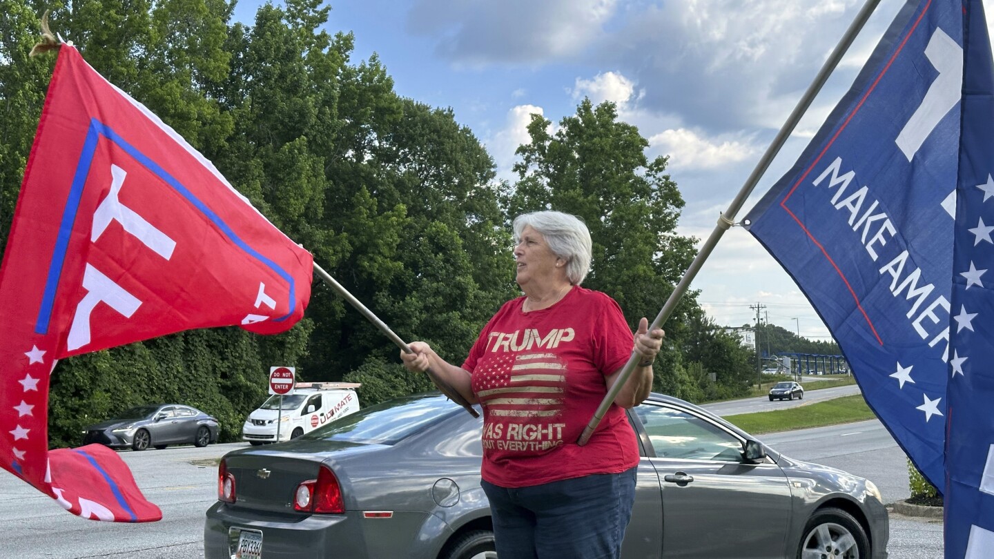 In one affluent Atlanta suburb, Biden and Trump work to win over wary Georgia voters