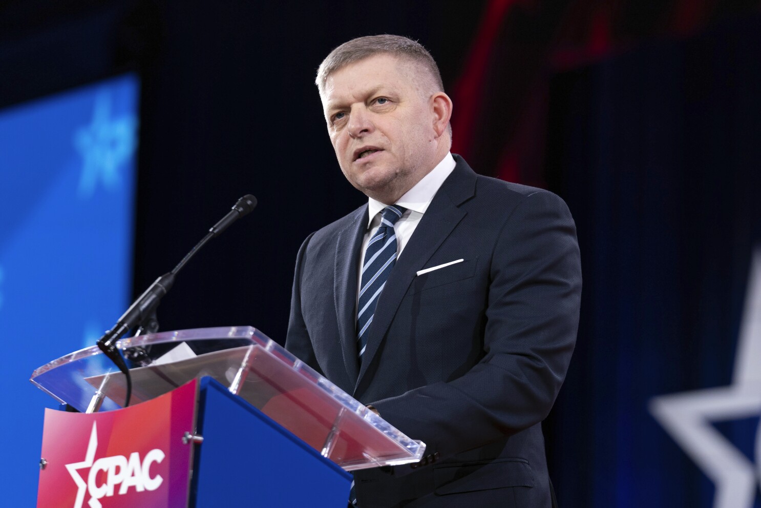Slovakia's pro-Russian leader rejects a call by the EU not to attend a military parade in Moscow