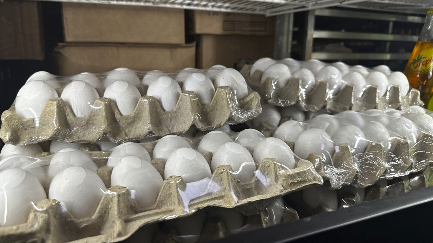 US eggs prices hit a record high of $4.95 and are likely to keep climbing
