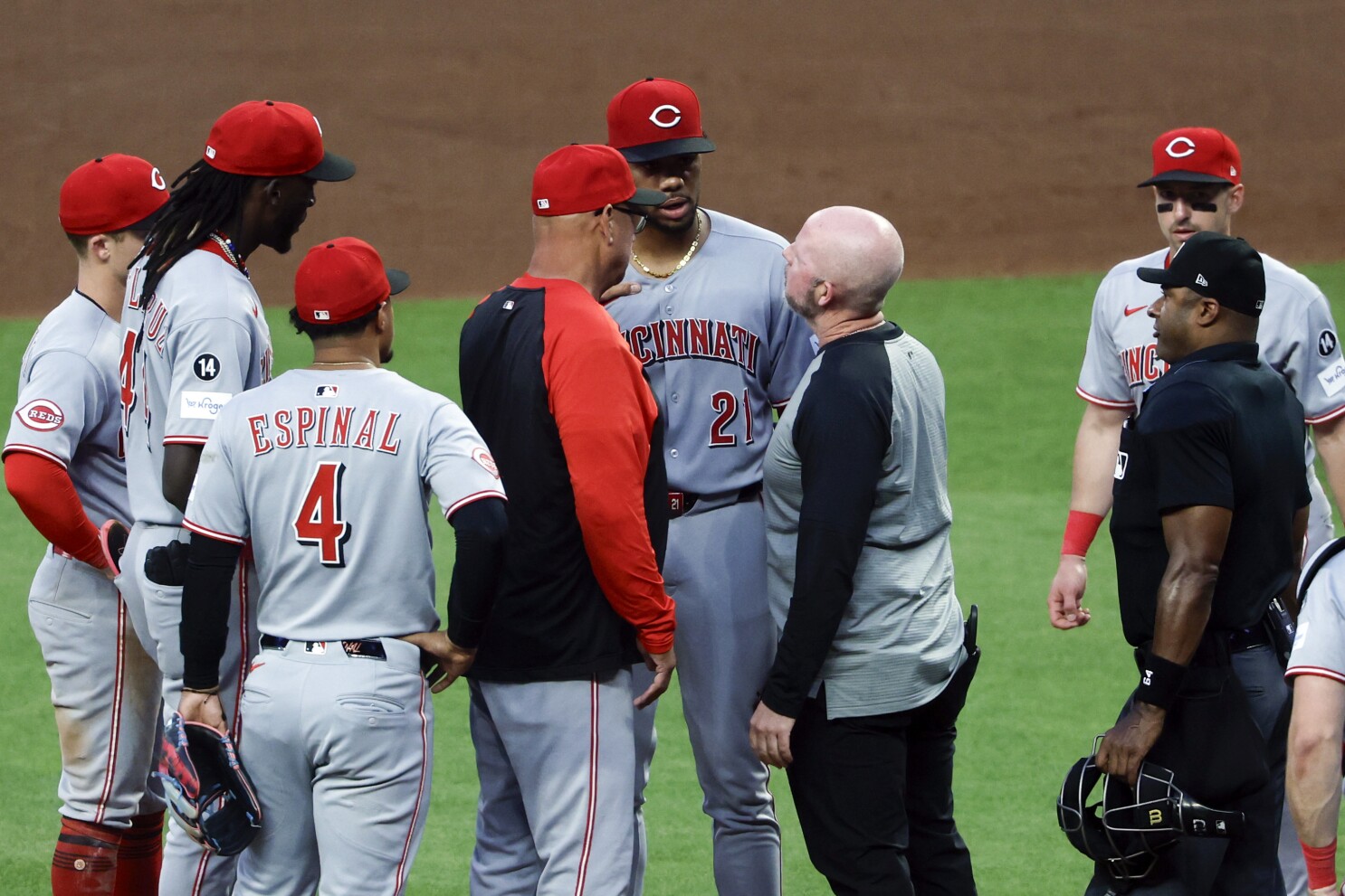 Reds put ace right-hander Hunter Greene on injured list with groin strain