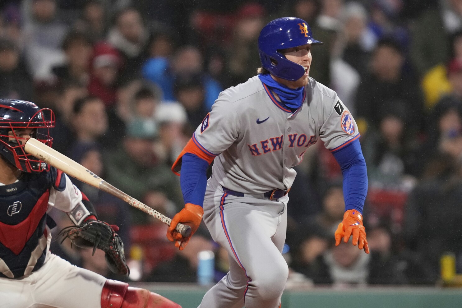 Baty's 3 RBIs help Mets beat Red Sox 5-1 and avoid a three-game sweep