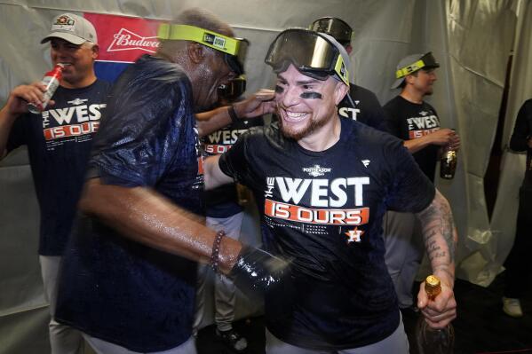 Houston Astros celebrate another American League West title