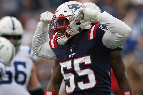 Pats get 9 sacks in dominant 26-3 victory over Colts