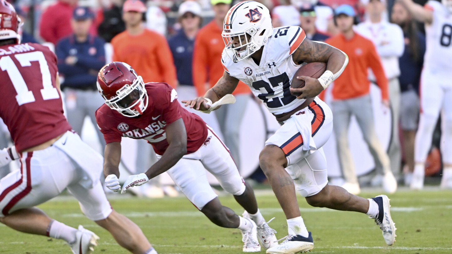 Bowl eligible already, Auburn hosts New Mexico State AP News