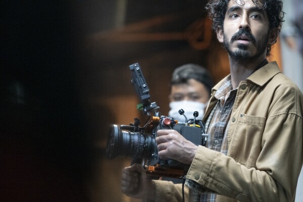 This image released by Universal Pictures shows Dev Patel on the set of "Monkey Man." (Akhirwan Nurhaidir/Universal Pictures via AP)