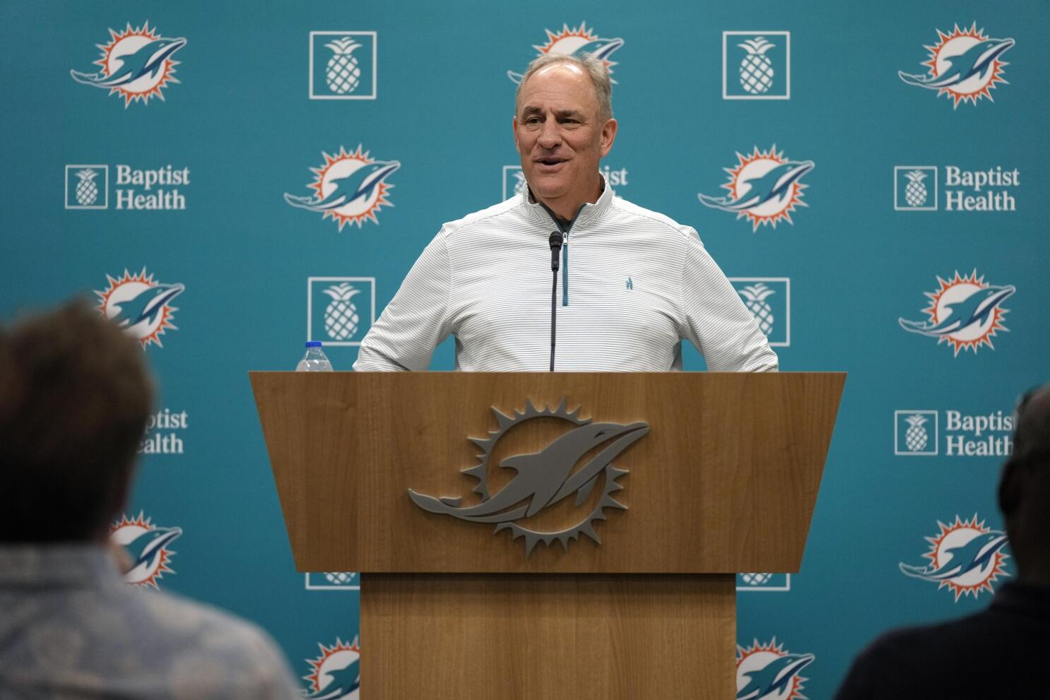 Fangio introduced as Dolphins defensive coordinator