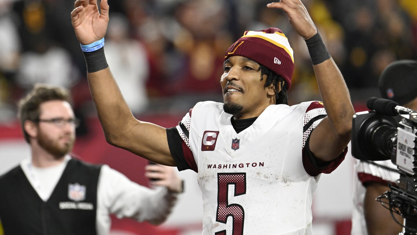 Jayden Daniels Leads Commanders to Playoff Victory