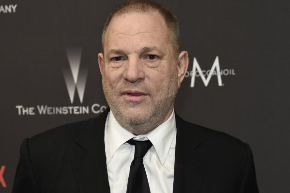 
              FILE - In this Jan. 8, 2017, file photo, Harvey Weinstein arrives at The Weinstein Company and Netflix Golden Globes afterparty in Beverly Hills, Calif.  The sexual harassment and assault allegations against Weinstein that rocked Hollywood and sparked a flurry of allegations in other American industries, as well as the political arena, are reaching far beyond U.S. borders.  (Photo by Chris Pizzello/Invision/AP, File)
            