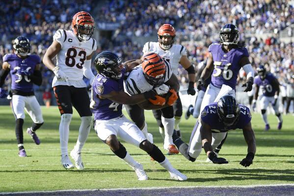 How Joe Burrow, Ja'Marr Chase and the rest of the Bengals offense graded vs.  the Ravens 