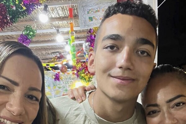 This undated photo released by the Hostages and Missing Families Forum shows Israeli-American soldier Edan Alexander, who was abducted and brought to Gaza on Oct. 7, 2023. (Hostages and Missing Families Forum via AP)