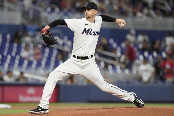 PHILADELPHIA, PA - APRIL 10: Miami Marlins starting pitcher Devin