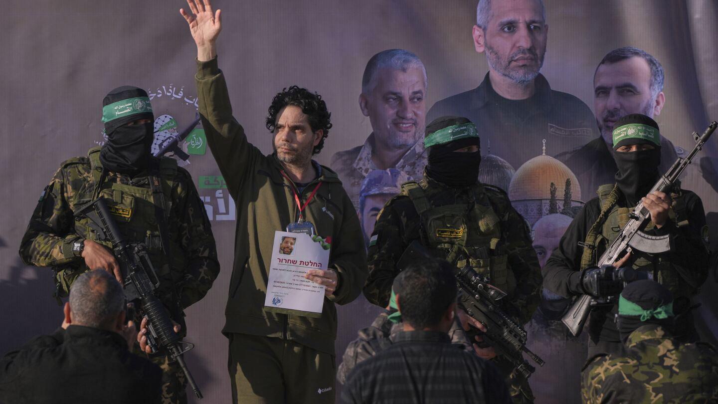 2 hostages go back to Israel after handover in southern Gaza