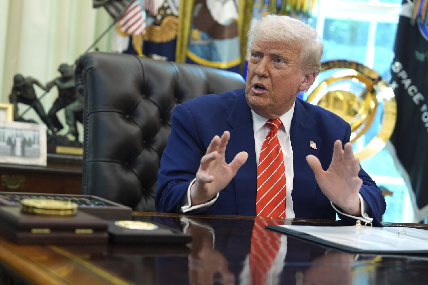 President Trump says China 'violated' agreement on trade talks