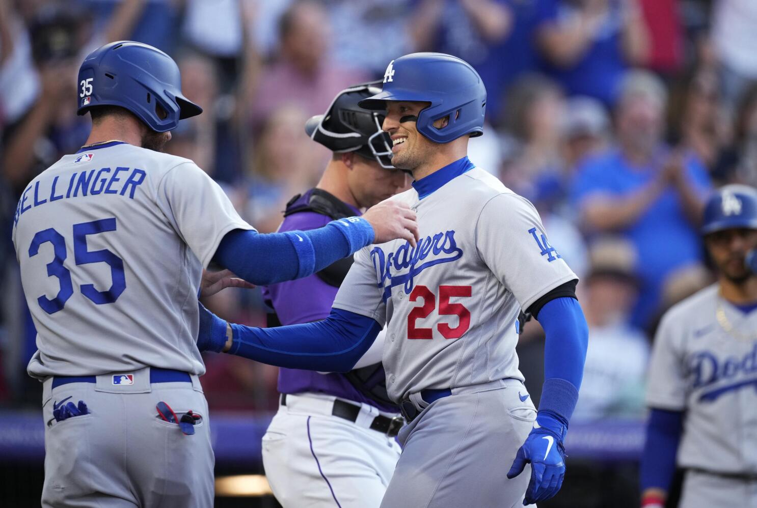 Trayce Thompson hits walk-off in Julio Urias' Dodger Stadium debut - Los  Angeles Times