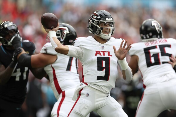 Falcons QB Ridder vows to shake off rough day after INTs in 23-7
