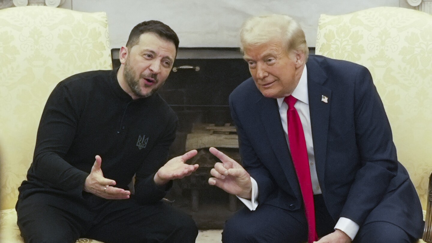 Trump repreende Zelenskyy em Spat, Oval Spat, pede a Rússia-Ucrânia ‘cessar-fogo’
 #ÚltimasNotícias