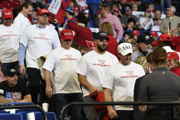We Read The Transcript. That's Why You're Being Impeached. T-Shirt