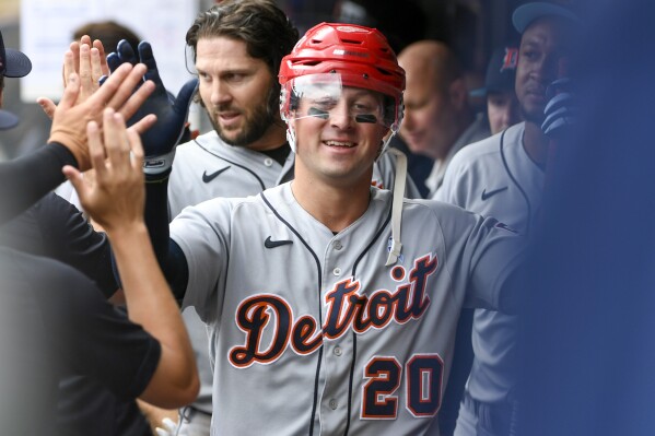 Greene, Torkelson and Carpenter combine for 4 home runs in Tigers' 8-7 win  over Twins, National Sports