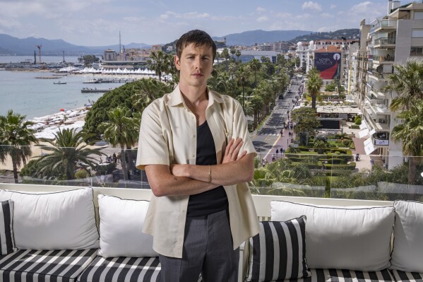 Director Harris Dickinson poses for a portrait photograph for the film 'Urchin' at the 78th international film festival, Cannes, southern France, Sunday, May 18, 2025. (Photo by Joel C Ryan/Invision/AP)
