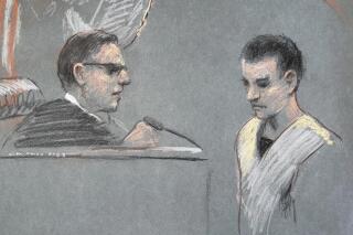 FILE - The artist sketch depicts Massachusetts Air National Guardsman Jack Teixeira, right, appearing in U.S. District Court in Boston, April 14, 2023. A bipartisan group of senators has introduced legislation that would require the National Archives to screen documents leaving the White House for classified material. It's the first major proposal to respond to a series of intelligence breaches over the last year. (Margaret Small via AP)