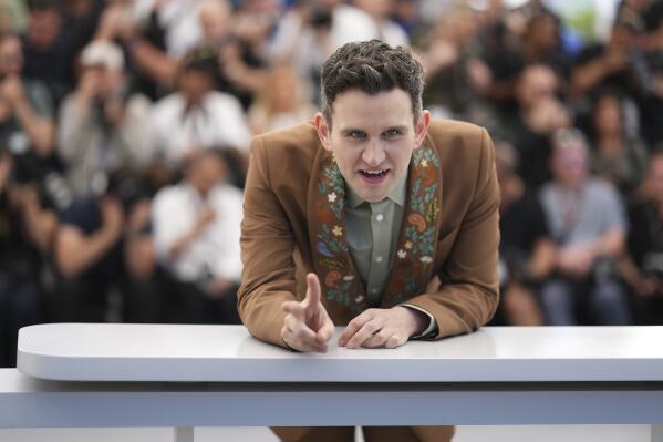 Harry Melling poses for photographers at the photo call for the film 'Pillion' at the 78th international film festival, Cannes, southern France, Sunday, May 18, 2025. (Photo by Scott A Garfitt/Invision/AP)
