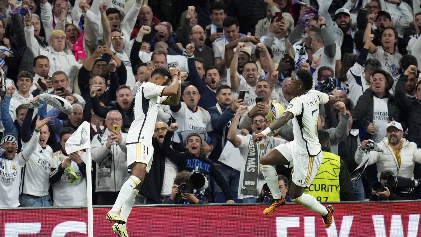 Real Madrid und Man City trennen sich im hektischen Hinspiel des Champions-League-Viertelfinals im Bernabeu 3:3