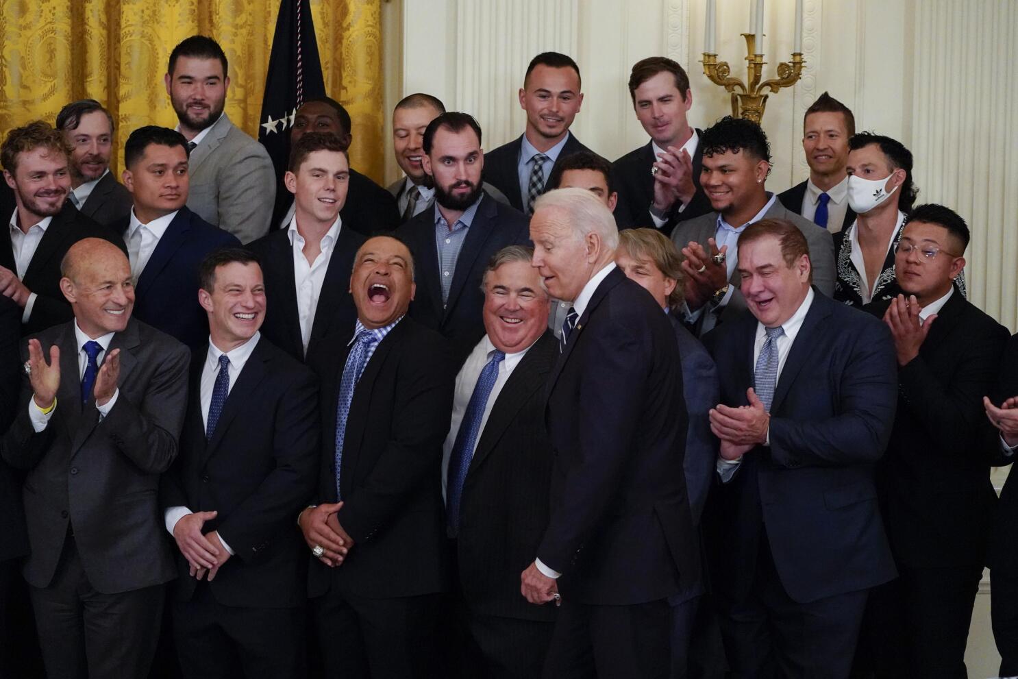 LA Dodgers: Biden celebrates team's championship win and a return