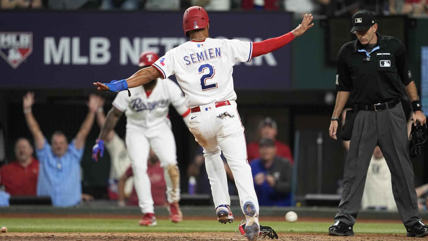 MLB roundup: Marcus Semien extends his hitting streak to 22 games in Rangers'  win