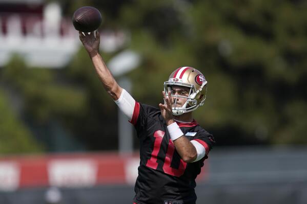 Jimmy Garoppolo shows up to 49ers training camp wearing a George Kittle  shirt