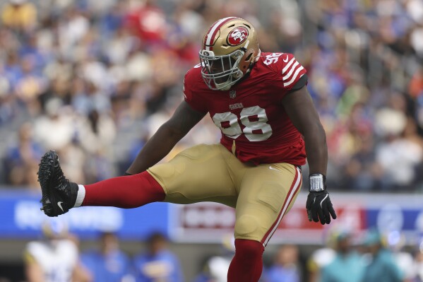 The 49ers lose star DT Javon Hargrave to an injury following their latest  blown lead | AP News
