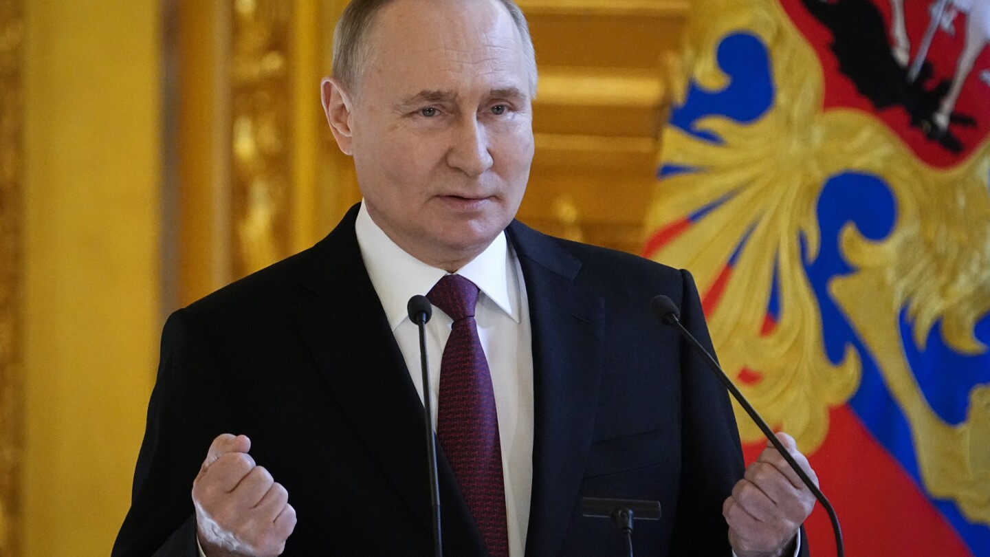 Президентът Владимир Путин благодари в четвъртък на руснаците за гласуването