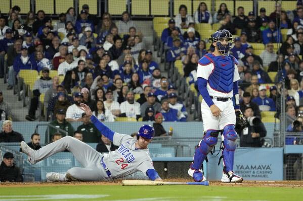 Wisdom, Bellinger HRs lift Cubs to 3-2 win over Dodgers - The San Diego  Union-Tribune