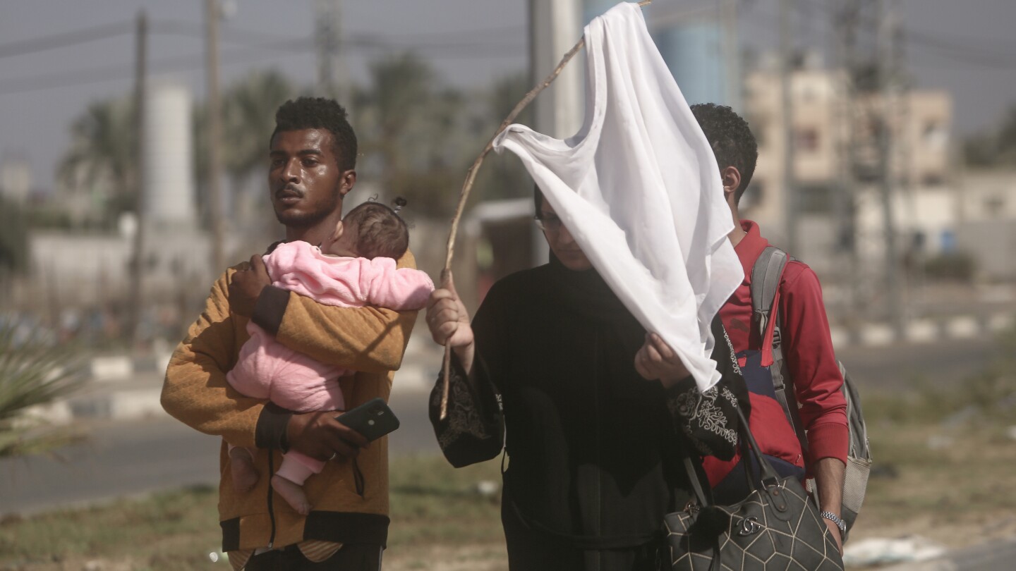 AP PHOTOS: Anxiety, grief and despair grip Gaza and Israel on week 5 of the Israel-Hamas war