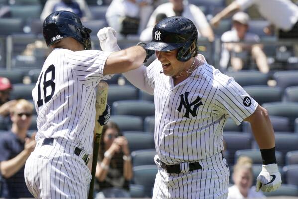 Gio Urshela out of Yankee lineup with sore shin