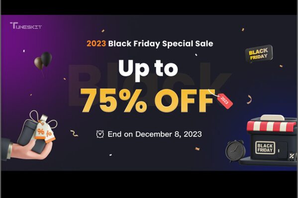 HONG KONG, Nov. 17, 2023 (SEND2PRESS NEWSWIRE) -- TunesKit is delighted to unveil its highly anticipated Black Friday sales, offering a range of utility programs for multimedia and iOS tools. This fantastic promotion will be available from November 9 to December 8, 2023, featuring an array of massive discounts.