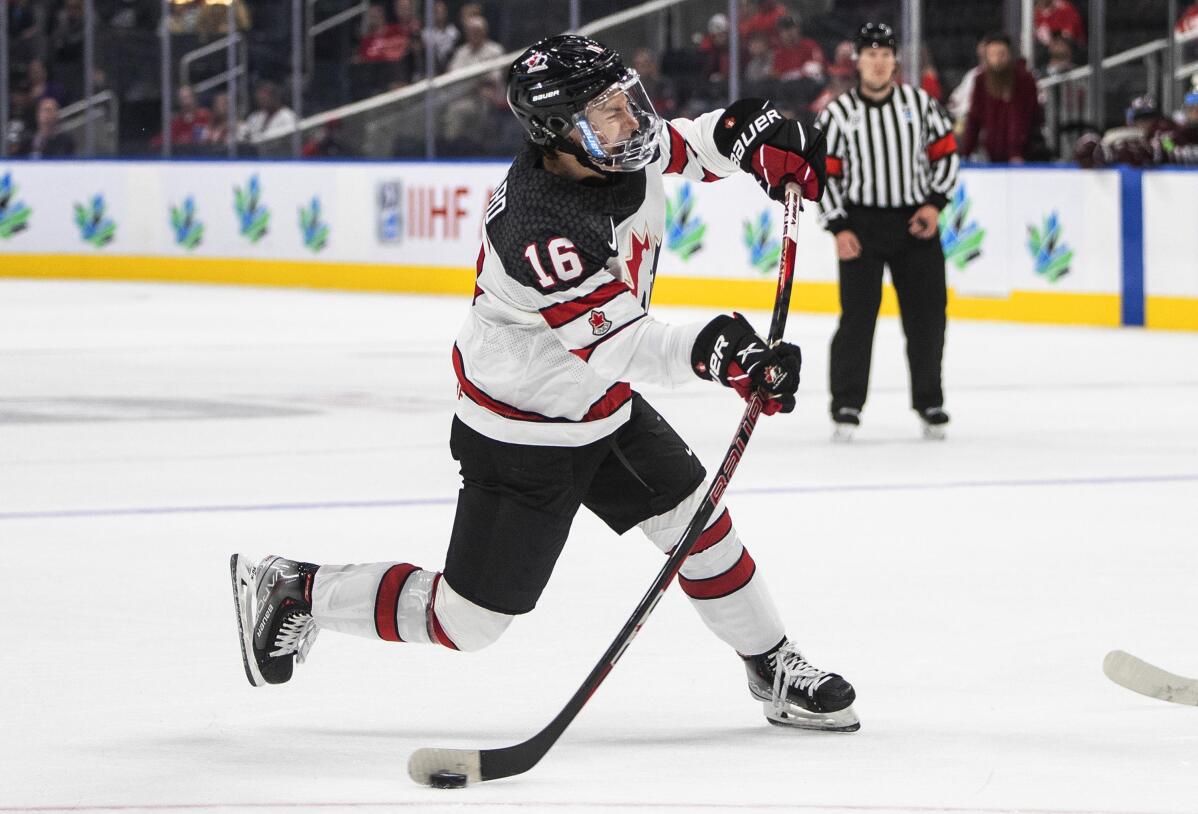 Canada's Connor Bedard honored as IIHF's first male player of the year