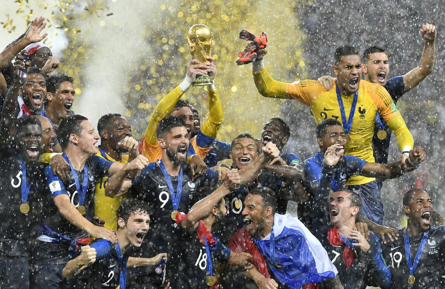 France celebrates as football World Champions 2018 in pictures